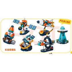 Forange FC8194 Xếp hình lắp ráp ghép mô hình đội thám hiểm không gian