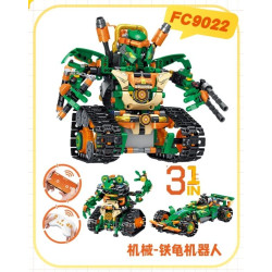 Forange FC9022 Xếp hình lắp ráp ghép mô hình Robot Rùa Sắt Cơ Khí 3 Biến Hình