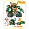 Forange FC9022 Xếp hình lắp ráp ghép mô hình Robot Rùa Sắt Cơ Khí 3 Biến Hình