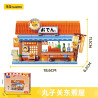 Wekki 516430 Xếp hình lắp ráp ghép mô hình Thị trấn ngon Chibi Maruko-chan: Nhà Oden
