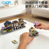 CaDA DoubleE C66071 Xếp hình lắp ráp ghép mô hình Cửa hàng tạp hóa mèo nhỏ