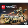 minGDi LEIBAO K2291 Xếp hình lắp ráp ghép mô hình Kỷ nguyên quân sự AI: Biến dạng xe tên lửa Dongfeng 61