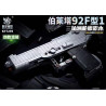 KUYU MOXING KY7295-1 Xếp hình lắp ráp ghép mô hình Mẫu súng tam giác Beretta Type 92F 1