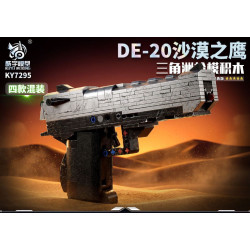 KUYU MOXING KY7295-3 Xếp hình lắp ráp ghép mô hình Mẫu súng Delta Eagle sa mạc DE-20
