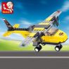 SLUBAN M38-B0360 B0360 0360 M38B0360 38-B0360 non  MÁY BAY TẬP LÁI bộ đồ chơi xếp lắp ráp ghép mô hình City AVIATION Thành Phố 110 khối