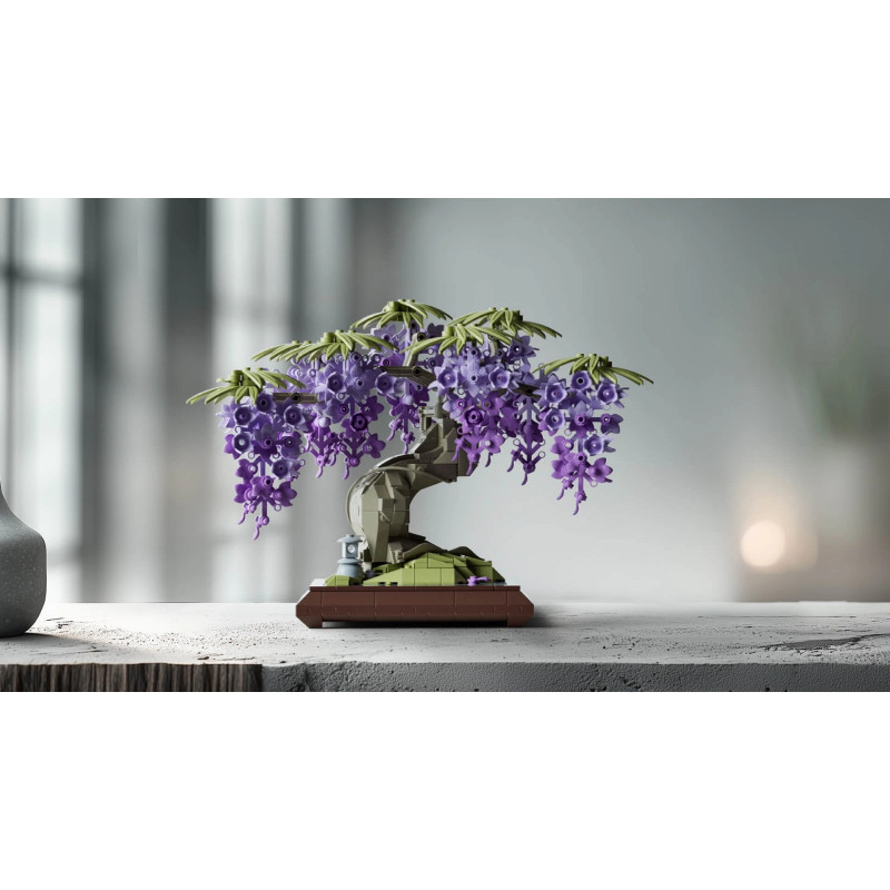 Nifeliz NF10372 Wisteria Xếp hình lắp ráp ghép mô hình hoa tử đằng