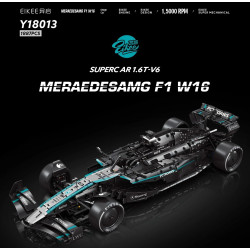 EIKEE Y18013 Xếp hình lắp ráp ghép mô hình Xe đua Mercedes Benz F1 tỷ lệ 1:8