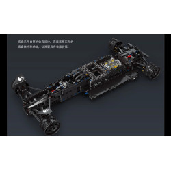 EIKEE Y18013 Xếp hình lắp ráp ghép mô hình Xe đua Mercedes Benz F1 tỷ lệ 1:8