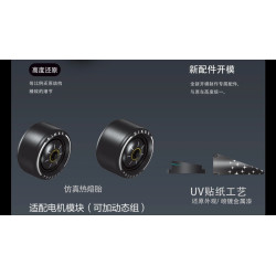 EIKEE Y18013 Xếp hình lắp ráp ghép mô hình Xe đua Mercedes Benz F1 tỷ lệ 1:8