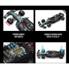 EIKEE Y18013 Xếp hình lắp ráp ghép mô hình Xe đua Mercedes Benz F1 tỷ lệ 1:8