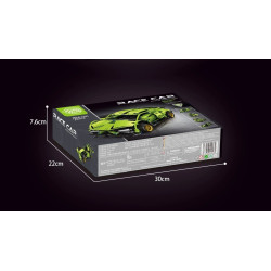 EIKEE Y12006 Xếp hình lắp ráp ghép mô hình Xe đua điều khiển từ xa 5 biến thể