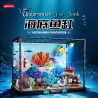 Kqiboxxr KQ105 Undersea Fish Tank Xếp hình lắp ráp ghép mô hình Bể cá dưới đáy biển