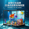 Kqiboxxr KQ105 Undersea Fish Tank Xếp hình lắp ráp ghép mô hình Bể cá dưới đáy biển
