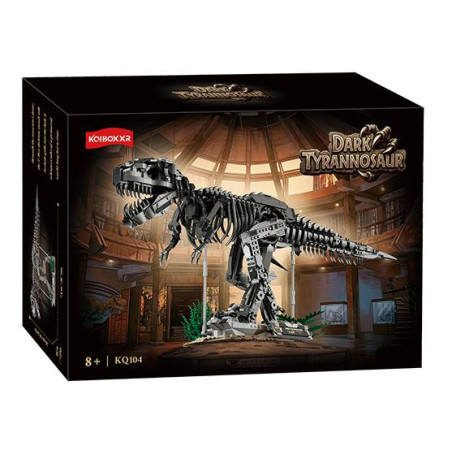 Kqiboxxr KQ104 Dark Tyrannosaur Xếp hình lắp ráp ghép mô hình Khủng long bạo chúa đen tối