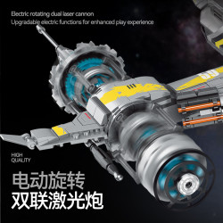 double height 60559 Shadowed Wing Xếp hình lắp ráp ghép mô hình Máy bay chiến đấu không-thời gian giữa các vì sao Máy bay chiến đấu sao Dark Naboo N-1