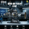 ToubaBamu T1133 Xếp hình lắp ráp ghép mô hình Động cơ lõi lượng tử Starship
