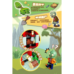 GUDI 60043 Xếp hình lắp ráp ghép mô hình Cơ chế Plants vs. Zombies Phần 2, 4 mô hình: Cảng cướp biển, Thời kỳ đen tối, Thời kỳ hòa bình, Miền Tây hoang dã