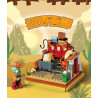 GUDI 60043 Xếp hình lắp ráp ghép mô hình Cơ chế Plants vs. Zombies Phần 2, 4 mô hình: Cảng cướp biển, Thời kỳ đen tối, Thời kỳ hòa bình, Miền Tây hoang dã