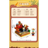 GUDI 60043 Xếp hình lắp ráp ghép mô hình Cơ chế Plants vs. Zombies Phần 2, 4 mô hình: Cảng cướp biển, Thời kỳ đen tối, Thời kỳ hòa bình, Miền Tây hoang dã