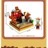 GUDI 60043 Xếp hình lắp ráp ghép mô hình Cơ chế Plants vs. Zombies Phần 2, 4 mô hình: Cảng cướp biển, Thời kỳ đen tối, Thời kỳ hòa bình, Miền Tây hoang dã