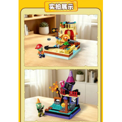 GUDI 60043 Xếp hình lắp ráp ghép mô hình Cơ chế Plants vs. Zombies Phần 2, 4 mô hình: Cảng cướp biển, Thời kỳ đen tối, Thời kỳ hòa bình, Miền Tây hoang dã