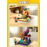 GUDI 60043 Xếp hình lắp ráp ghép mô hình Cơ chế Plants vs. Zombies Phần 2, 4 mô hình: Cảng cướp biển, Thời kỳ đen tối, Thời kỳ hòa bình, Miền Tây hoang dã