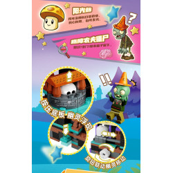 GUDI 60043 Xếp hình lắp ráp ghép mô hình Cơ chế Plants vs. Zombies Phần 2, 4 mô hình: Cảng cướp biển, Thời kỳ đen tối, Thời kỳ hòa bình, Miền Tây hoang dã