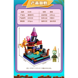 GUDI 60043 Xếp hình lắp ráp ghép mô hình Cơ chế Plants vs. Zombies Phần 2, 4 mô hình: Cảng cướp biển, Thời kỳ đen tối, Thời kỳ hòa bình, Miền Tây hoang dã