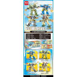 minGDi LEIBAO K2016 Xếp hình lắp ráp ghép mô hình 4 loại giáp di động: Mecha hải quân, Mecha quân đội, Mecha không quân, Mecha đặc biệt