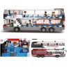 SLUBAN M38-B0335 B0335 0335 M38B0335 38-B0335 non  XE BUÝT 2 TẦNG SANG TRỌNG bộ đồ chơi xếp lắp ráp ghép mô hình City Thành Phố 741 khối