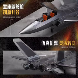 Keeppley 23056 Xếp hình lắp ráp ghép mô hình Máy bay chiến đấu tàng hình J-20S 1:54
