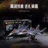 Keeppley 23056 Xếp hình lắp ráp ghép mô hình Máy bay chiến đấu tàng hình J-20S 1:54