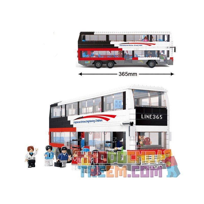 SLUBAN M38-B0335 B0335 0335 M38B0335 38-B0335 non  XE BUÝT 2 TẦNG SANG TRỌNG bộ đồ chơi xếp lắp ráp ghép mô hình City Thành Phố 741 khối SLUBAN M38-B0335 B0335 0335 M38B0335 38-B0335 non  XE BUÝT 2 TẦNG SANG TRỌNG bộ đồ chơi xếp lắp ráp ghép mô hình City Thành Phố 741 khối