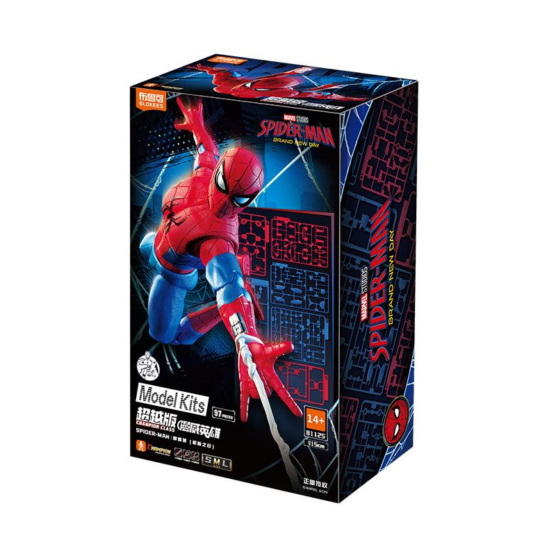 BLOKEES 81125 Xếp hình lắp ráp ghép mô hình Marvel Heroes: Beyond Spider-Man Ngày mới