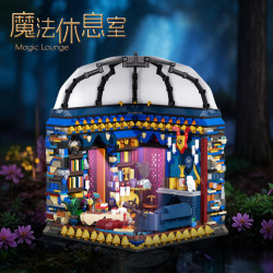 Xbert 66174 Gryffindor Magic Lounge Xếp hình lắp ráp ghép mô hình Phòng chờ phép thuật của nhà Gryffindor