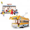 SLUBAN M38-B0332 B0332 0332 M38B0332 38-B0332 non  XE ĐIỆN bộ đồ chơi xếp lắp ráp ghép mô hình City Thành Phố 457 khối