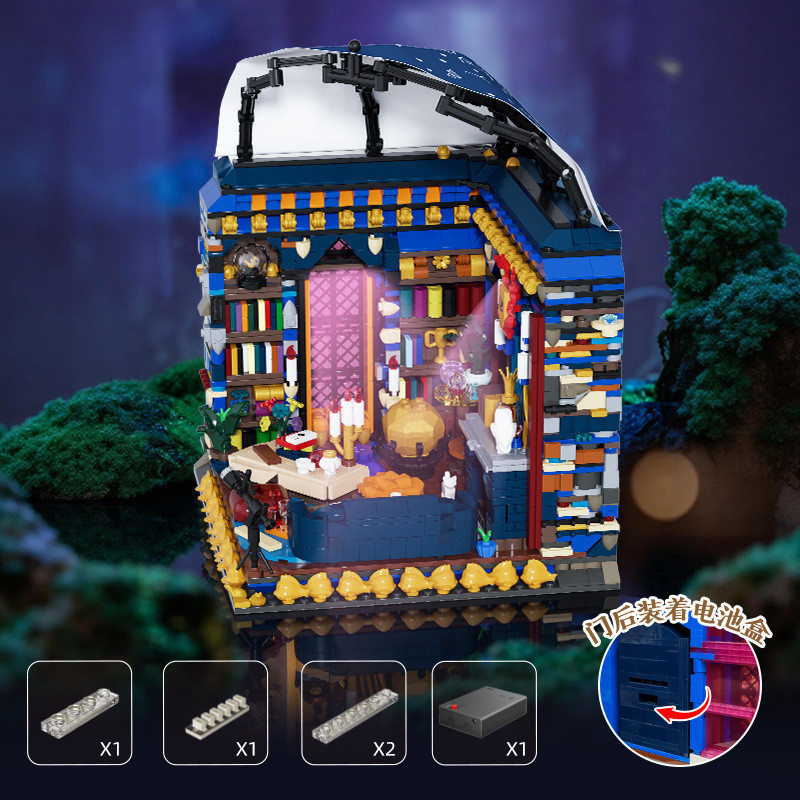 Xbert 66174 Gryffindor Magic Lounge Xếp hình lắp ráp ghép mô hình Phòng chờ phép thuật của nhà Gryffindor
