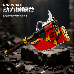 Xbert 66058 Chainaxe Xếp hình lắp ráp ghép mô hình Rìu cưa xích chạy bằng điện