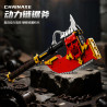 Xbert 66058 Chainaxe Xếp hình lắp ráp ghép mô hình Rìu cưa xích chạy bằng điện