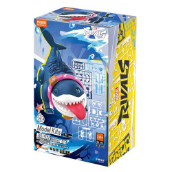 BLOKEES 81123 Xếp hình lắp ráp ghép mô hình Cuộc thi Marvel: Phiên bản ngoài Jeff the Land Shark