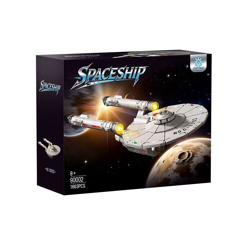 DK 90002 SpaceShip Xếp hình lắp ráp ghép mô hình tàu vũ trụ star trek