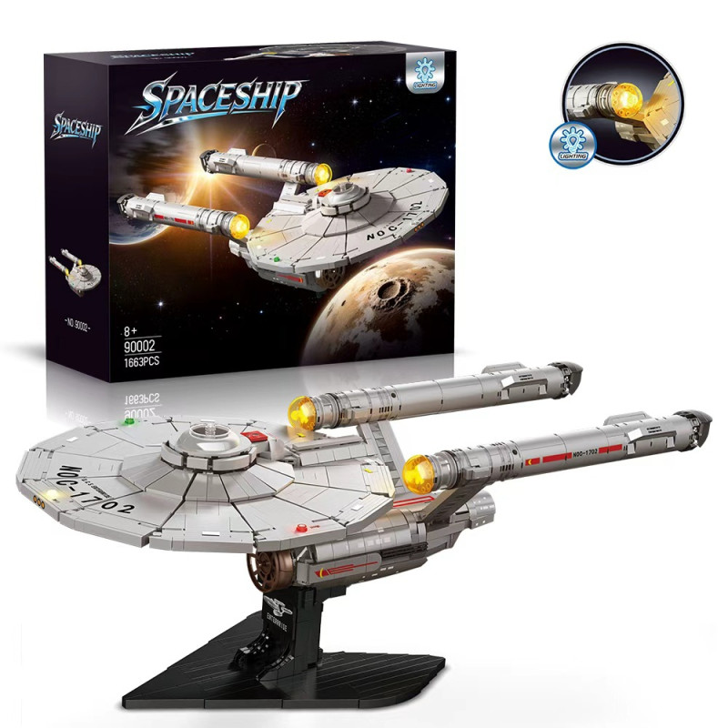 DK 90002 SpaceShip Xếp hình lắp ráp ghép mô hình tàu vũ trụ star trek
