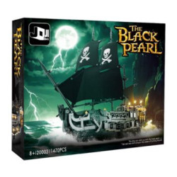 Ji Qing JQ20003 The Black Pearl Xếp hình lắp ráp ghép mô hình tàu cướp biển ngọc trai đen