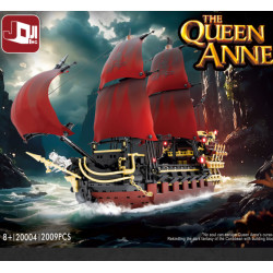 Ji Qing JQ20004 The Queen Anne Xếp hình lắp ráp ghép mô hình Tàu cướp biển của Annie