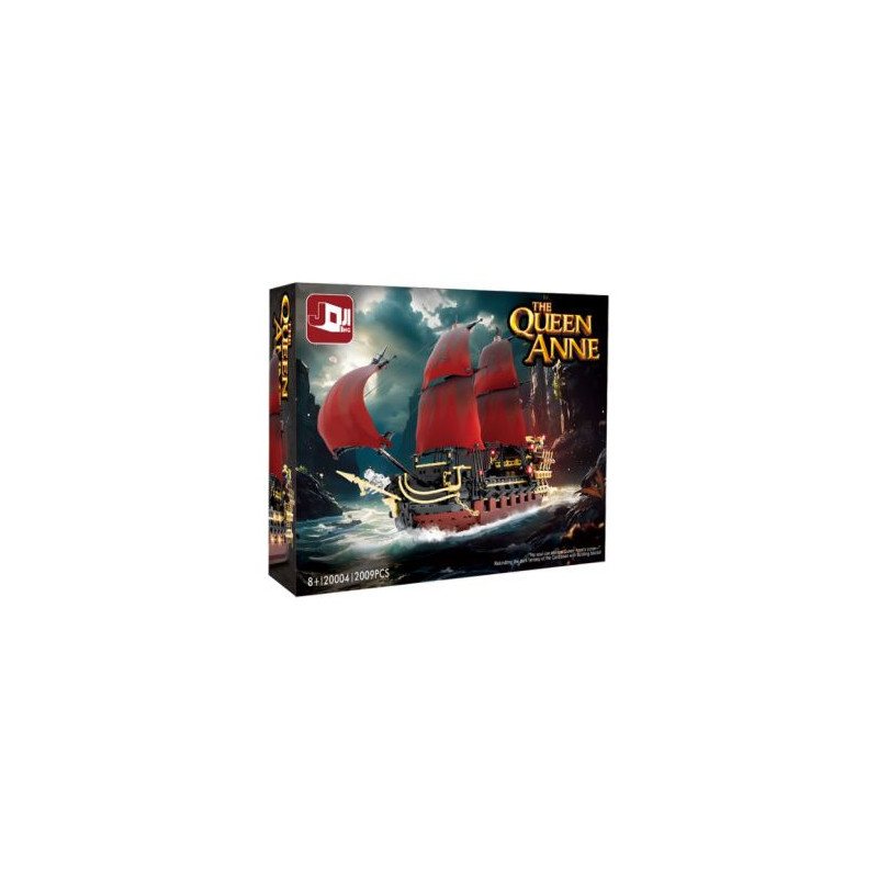Ji Qing JQ20004 The Queen Anne Xếp hình lắp ráp ghép mô hình Tàu cướp biển của Annie