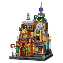 MORKMODEL MORK UrGe XMORK 010321 The Steam Magic Workshop Xếp hình lắp ráp ghép mô hình Xưởng phép thuật hơi nước