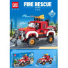 GAOMISI T1114 Xếp hình lắp ráp ghép mô hình Cứu hỏa: Xe chữa cháy địa hình