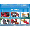 GAOMISI T1116 Xếp hình lắp ráp ghép mô hình Cứu hỏa: Xe cứu hỏa thang