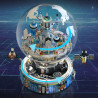 ToubaBamu T1114 Orbital Crysta Sphere Fortress Xếp hình lắp ráp ghép mô hình Quả cầu pha lê pháo đài quỹ đạo