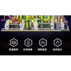 small angle JD145 Xếp hình lắp ráp ghép mô hình Cuộc phiêu lưu kỳ lạ Ngôi nhà ma ám được giải mã